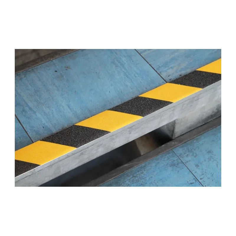 RS PRO Black, Yellow Polyethylene 50mm x 18.3 m Hazard Tape 1.05 mm Thickness 22N/cm Tensile Strength 762-1525