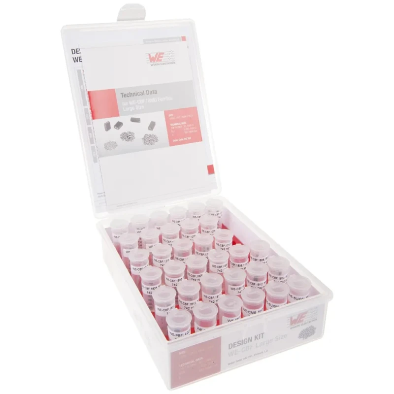 Wurth Elektronik SMD Ferrite Kit High Current Wide Band Operating Temperature -55 °C to +125 °C 742791