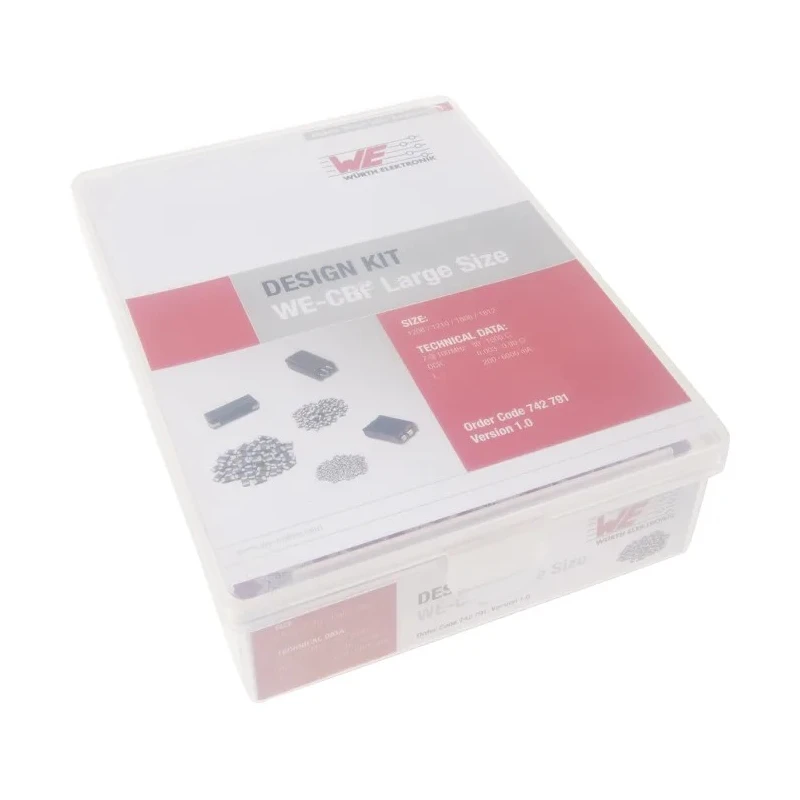 Wurth Elektronik SMD Ferrite Kit High Current Wide Band Operating Temperature -55 °C to +125 °C 742791