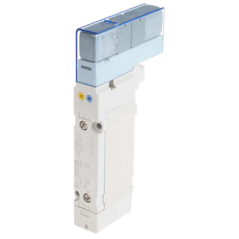 SMC Pneumatic Solenoid/Pilot-Operated Control Valve, 24V DC, 0.7 MPa Max Pressure, Aluminium Body SY5000