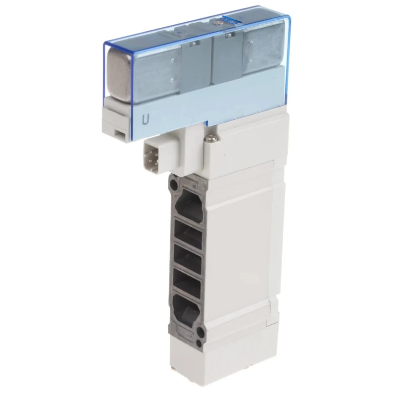 SMC Pneumatic Solenoid/Pilot-Operated Control Valve, 24V DC, 0.7 MPa Max Pressure, Aluminium Body SY5000