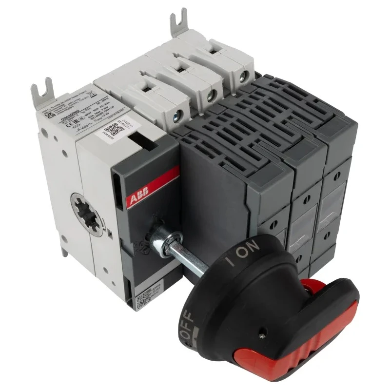 ABB Fuse Switch Disconnector 3-Pole IP65, Base Mount, 63A 690V AC OS63GD03P 1SCA115207R1001