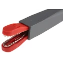 Schutzinger Black Grabber Clip, 8 mm Tip, 1kV Rated, 6A Current, 4 mm Socket SKPS 6925 / SW