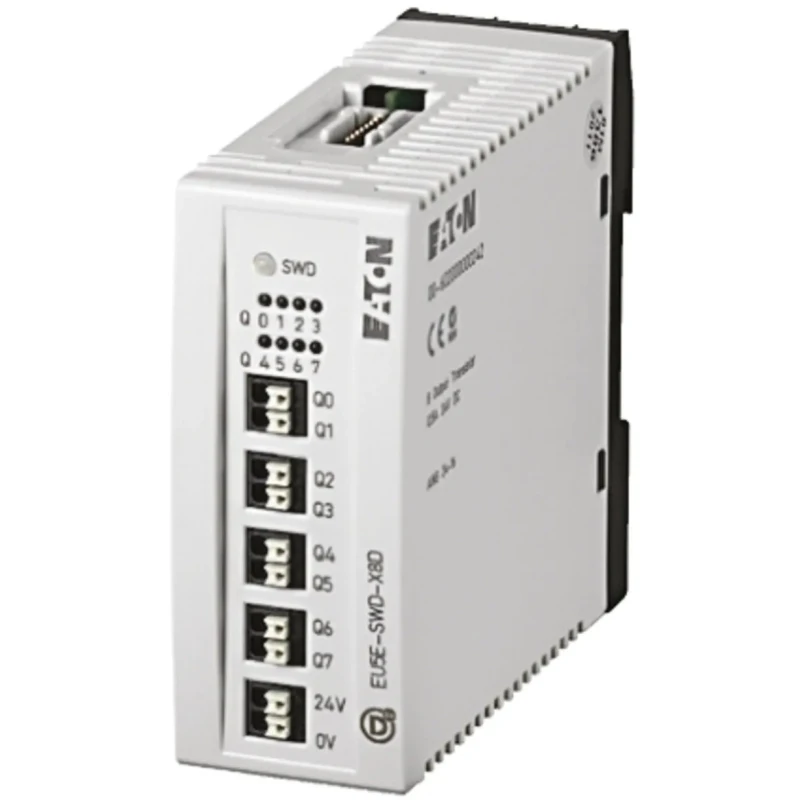 Eaton PLC Digital I/O Module DIN Rail Mount 35 x 90 x 127 mm 144061 EU5E-SWD-X8D