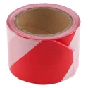 RS PRO Red White Polyethylene 100 m Barrier Tape 75 mm Width 763-2049