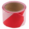 RS PRO Red White Polyethylene 100 m Barrier Tape 75 mm Width 763-2049