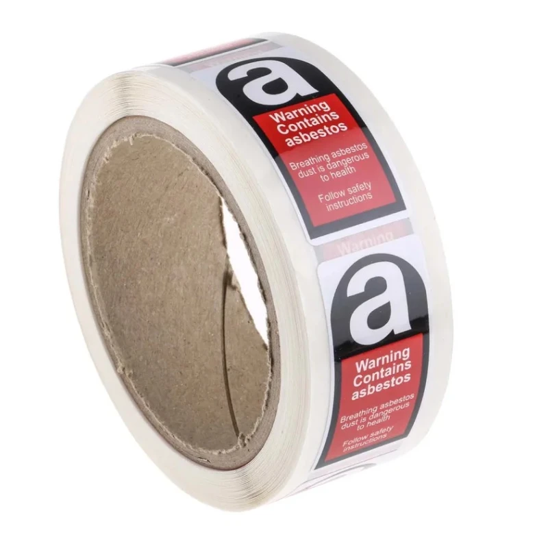 RS PRO Black Red White Vinyl Safety Label Follow Safety Instructions Model 763-2070, Self-Adhesive, 26mm x 52mm