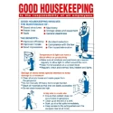 RS PRO Good Housekeeping Safety Wall Chart Polypropylene English 450mm x 600mm 763-2128