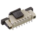 Wurth Elektronik 0.5 mm Pitch 12 Way Straight Male FPC Connector, Solder Pin 687312124422