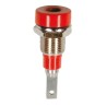 Staubli Red Female Banana Socket 2 mm Connector Tab Termination 30 V 60V DC 10A Silver Plating 23.0060-22