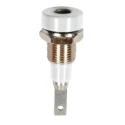 Staubli White Female Banana Socket 2 mm Connector Tab Termination 30V, 60V DC 10A Silver Plating 23.0060-29