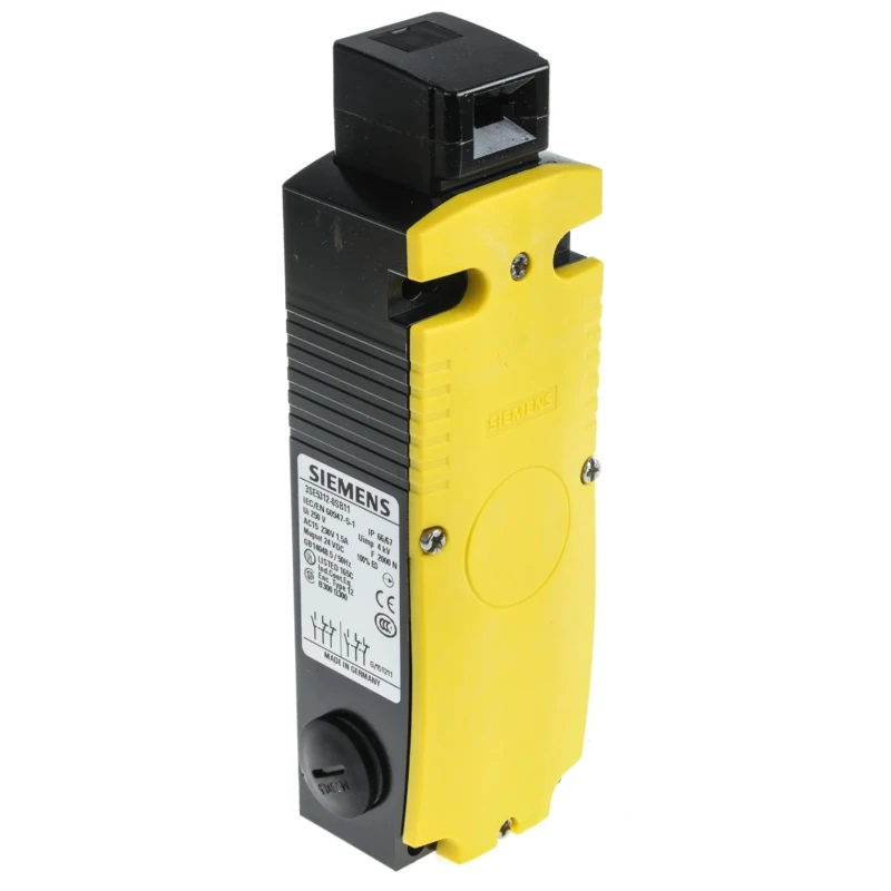 Siemens Solenoid Interlock Switch with Power to Lock Actuator, 24V DC Supply Voltage, Metal Housing, IP67 Rated 3SE5312-0SB11