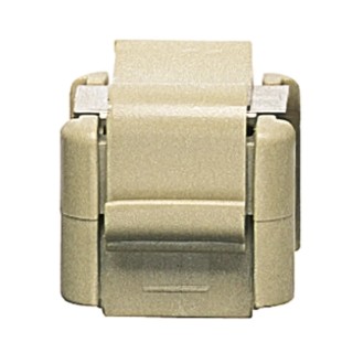 RS PRO Busbar Support for Use with Shield-Connection Clip, Polyamide 66, Beige, Model 763-7390
