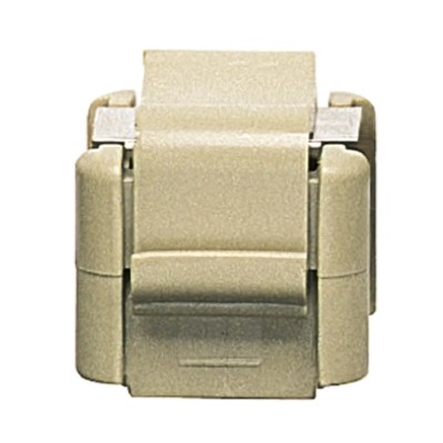 RS PRO Busbar Support for Use with Shield-Connection Clip, Polyamide 66, Beige, Model 763-7390