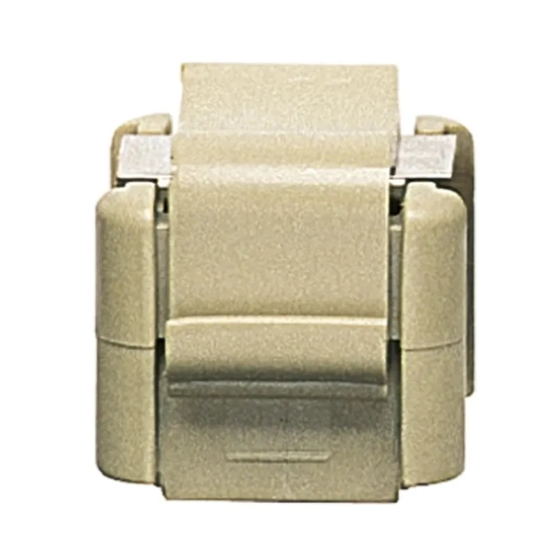 RS PRO Busbar Support for Use with Shield-Connection Clip, Polyamide 66, Beige, Model 763-7390
