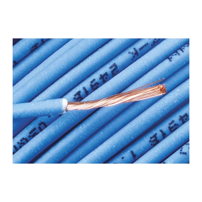 RS PRO Blue 1 mm² Hook Up Wire, 17 AWG, 32/0.2 mm Core Strands, 100 m Length, Zero Halogen Insulation 763-7592