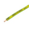 RS PRO Yellow, Green 1 mm² Hook Up Wire, 17 AWG, 32x0.2 mm Core Strands, 100 m Length, Zero Halogen 763-7609