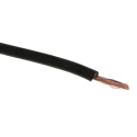 RS PRO Black 1 mm² Cross-Linked Low Smoke Hook Up Wire 17 AWG 32/0.2 mm Strands 100 m 500 V 90°C 763-7595