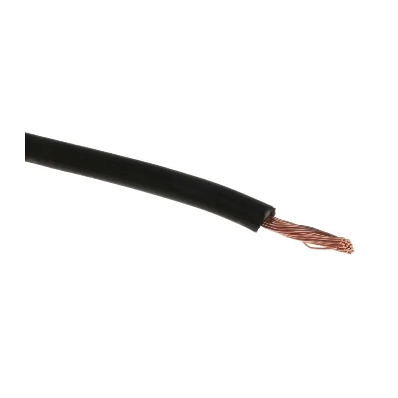 RS PRO Black 1 mm² Cross-Linked Low Smoke Hook Up Wire 17 AWG 32/0.2 mm Strands 100 m 500 V 90°C 763-7595