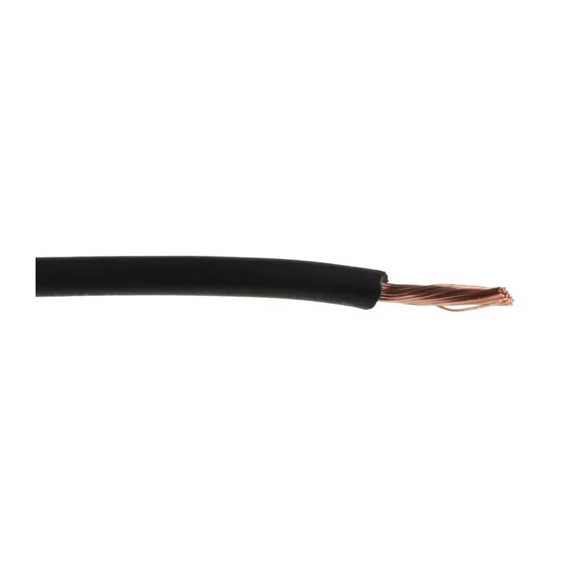 RS PRO Black 1 mm² Cross-Linked Low Smoke Hook Up Wire 17 AWG 32/0.2 mm Strands 100 m 500 V 90°C 763-7595