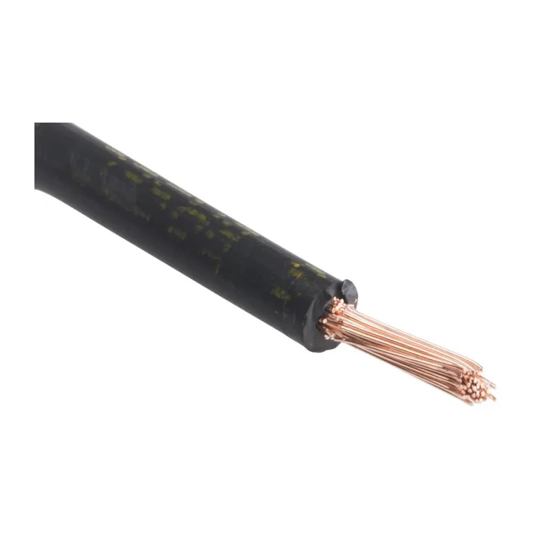 RS PRO Black 2.5 mm² Hook Up Wire, 13 AWG, 50x0.25mm Core Strands, 100 m Length, Zero Halogen 763-7630