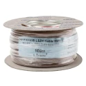 RS PRO Brown 1.5 mm² Hook Up Wire 15 AWG 30/0.25 mm Core Strands 100 m Cross-Linked Low Smoke 763-7612