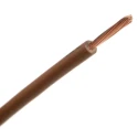 RS PRO Brown 1.5 mm² Hook Up Wire 15 AWG 30/0.25 mm Core Strands 100 m Cross-Linked Low Smoke 763-7612