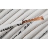RS PRO White 1.5 mm² Hook Up Wire, 15 AWG, 30/0.25 mm Core Strands, 100 m Length, Cross-Linked Low Smoke Insulation 763-7628