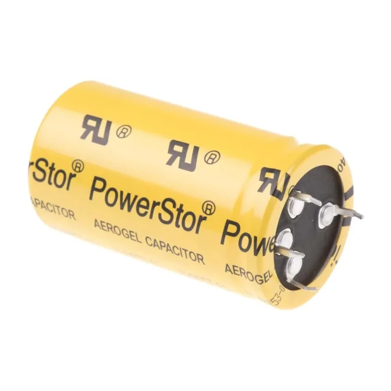 Eaton Supercapacitor 400 F Capacitance, 2.7V DC, Through Hole Mount, -5 to +10 % Tolerance XV3560-2R7407-R
