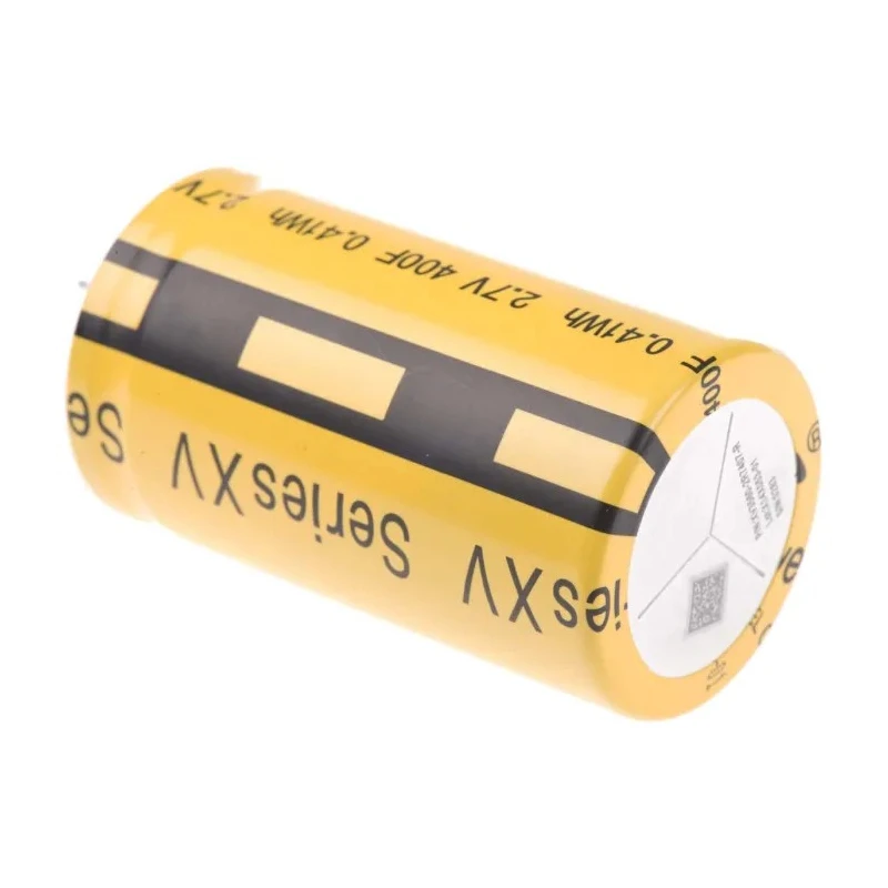 Eaton Supercapacitor 400 F Capacitance, 2.7V DC, Through Hole Mount, -5 to +10 % Tolerance XV3560-2R7407-R