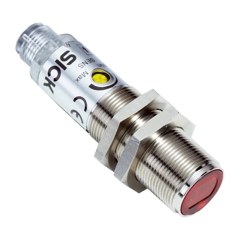 SICK Energetic Photoelectric Sensor Barrel Sensor Detection Range 1 mm to 450 mm PNP Output IP67 VTE180-2P42442
