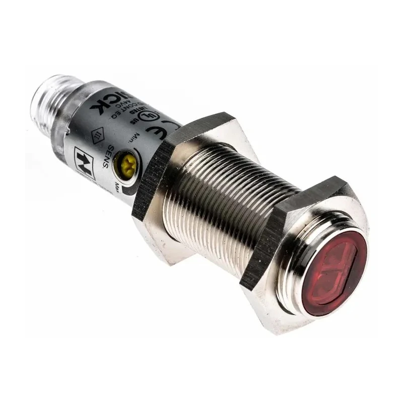 SICK Energetic Photoelectric Sensor Barrel Sensor Detection Range 1 mm to 450 mm PNP Output IP67 VTE180-2P42442