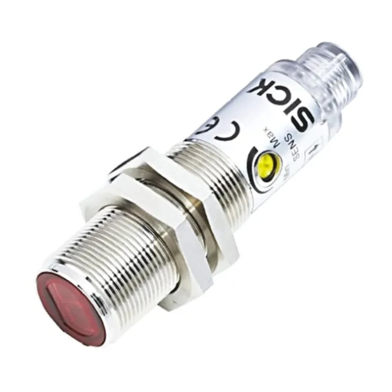 SICK Retroreflective Photoelectric Sensor Barrel 50 mm to 3.7 m Detection Range NPN Output IP67 VL18-3N3140