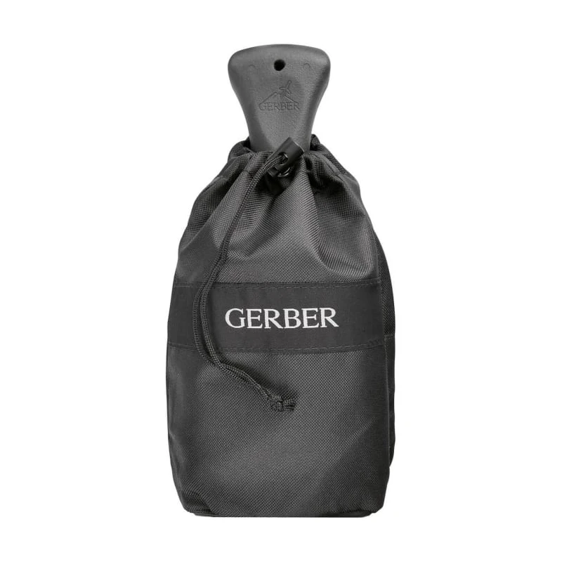Gerber Folding Spade with Carbon Steel Blade Black Reinforced Nylon Handle 23.4-41.9 cm 22-41578