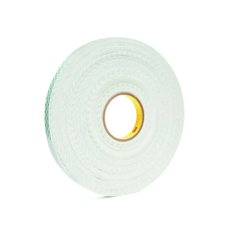 3M White Double Coated Polyurethane Foam Tape 19mm Width x 13.7m Length x 1.6mm Thickness, 34N/cm 3M 4016 19mm x 13,7m