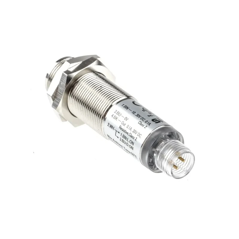 SICK Retroreflective Photoelectric Sensor, Barrel Style, Detection Range 50 mm to 7 m, PNP Output, IP67 VL180-2P42431