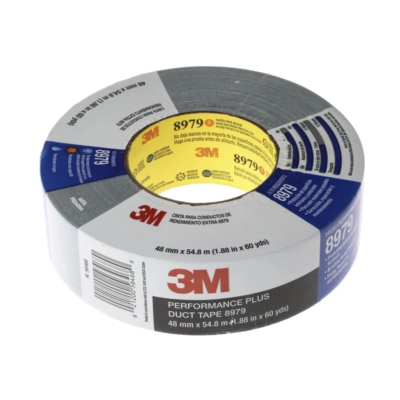 3M Performance Plus Duct Tape, Blue, 48mm Width, 55m Length 8979 48mm x 54,8m