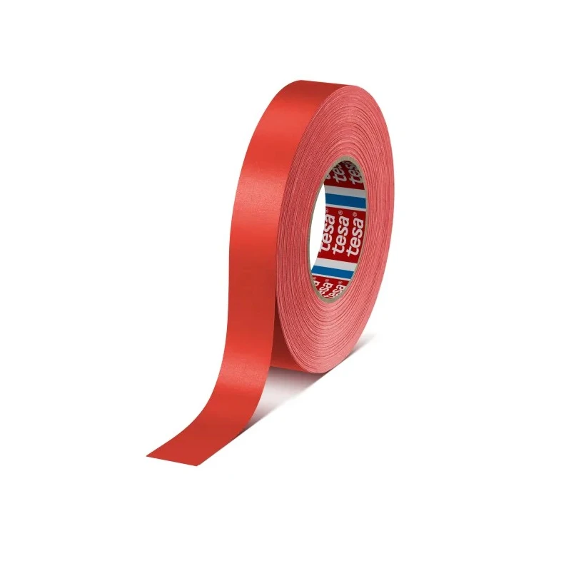 Tesa Duct Tape 25 mm x 50 m, Red Acrylic Coated Cloth Tape 04651-00525-00