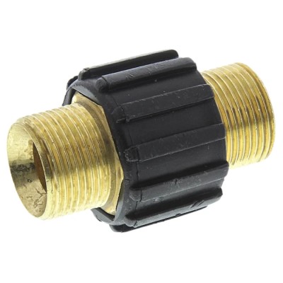 Karcher Pressure Washer Hose Connector Brass Double for HD Series Pressure Washer 4.403-002.0