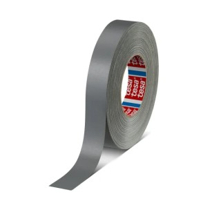 Tesa High-Quality Acrylic Coated Cloth Duct Tape 25mm x 50m, Grey, Natural Rubber Adhesive 04651-00535-00