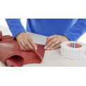 Tesa Translucent Double Sided Tape 38mm x 50m, Acrylic Adhesive, Non-Woven Backing, 8.1N/cm Adhesion, 9N/cm 04943-00007-04