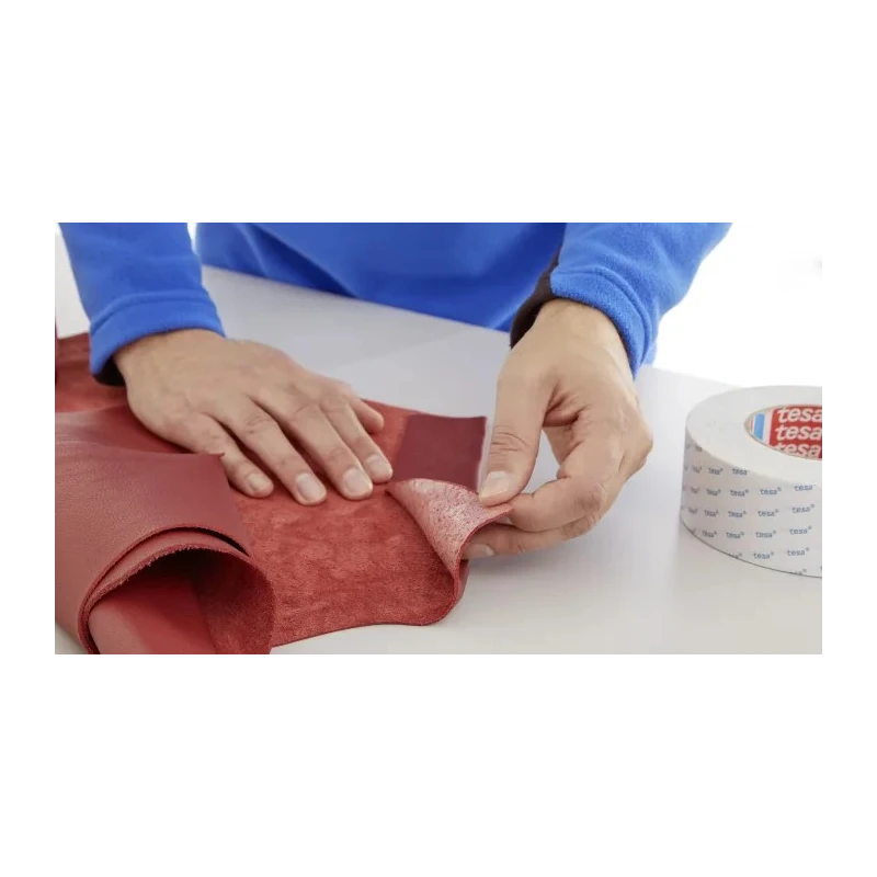 Tesa Translucent Double Sided Tape 38mm x 50m, Acrylic Adhesive, Non-Woven Backing, 8.1N/cm Adhesion, 9N/cm 04943-00007-04