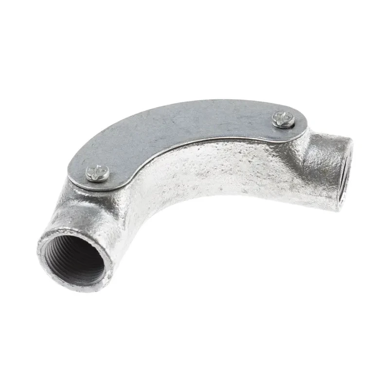 RS PRO Galvanised Steel Inspection Bend Conduit Fitting 20 mm Nominal Size 763-9181
