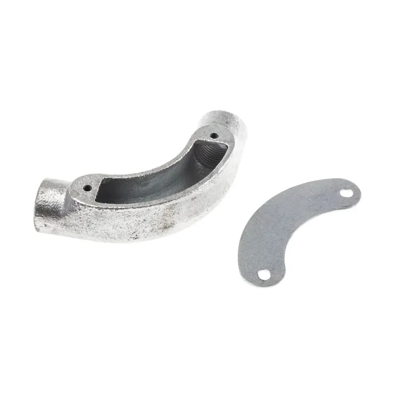 RS PRO Galvanised Steel Inspection Bend Conduit Fitting 20 mm Nominal Size 763-9181