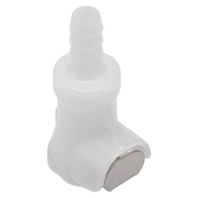 Colder Products Hose Connector Acetal Body 6.35 mm ID Natural White 8.3 Bar PLC170-04