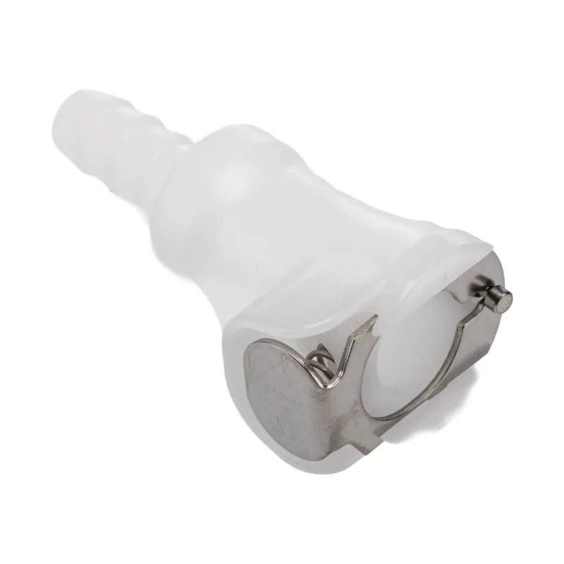 Colder Products Hose Connector Acetal Body 6.35 mm ID Natural White 8.3 Bar PLC170-04