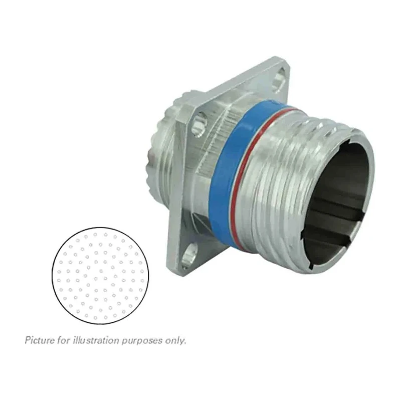 Souriau Sunbank by Eaton 79 Way Panel Mount MIL Spec Circular Connector Copper Alloy Straight 8D021F35PN