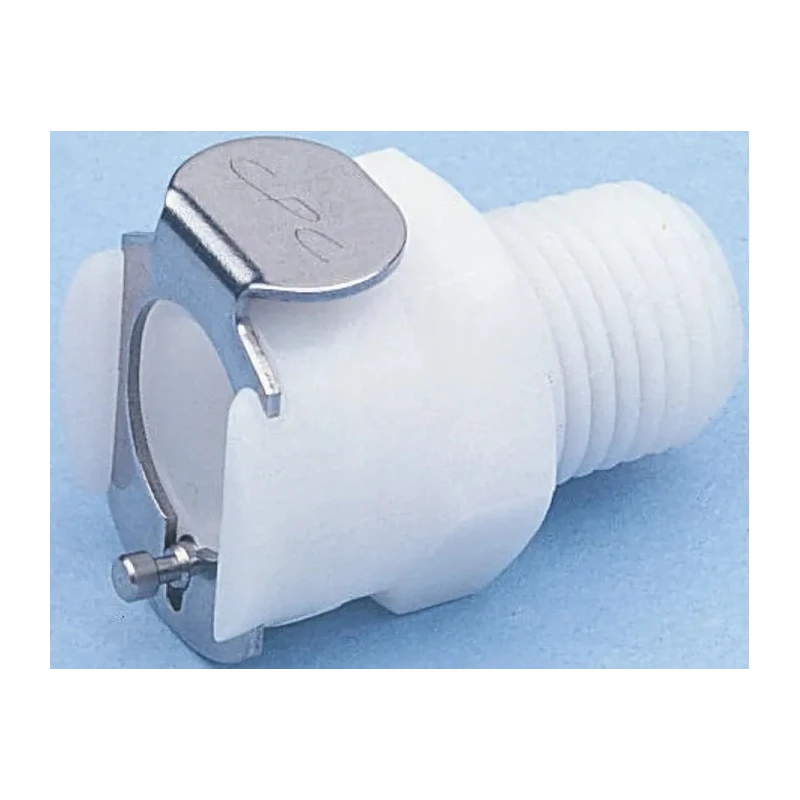 Colder Products Acetal Body Hose Connector Male Thread, 1/8 in NPT, 8.3 bar PMCD10-02