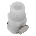 Colder Products Hose Connector Acetal Body Male Pipe Thread 1/4 in NPT, 8.3 bar PMCD10-04