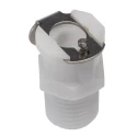 Colder Products Hose Connector Acetal Body Male Pipe Thread 1/4 in NPT, 8.3 bar PMCD10-04